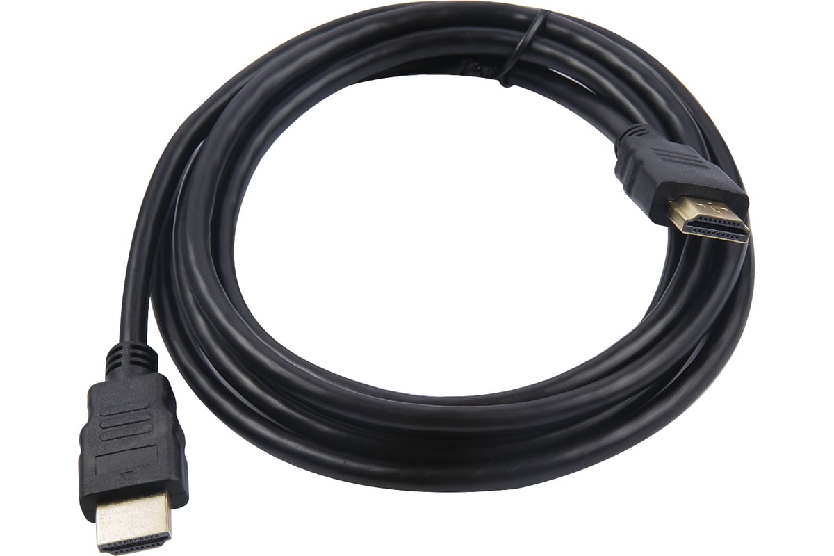 Кабель Red Line HDMI - HDMI, 1080P, Gold, V1.4, 2 метра, черный ...