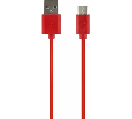 Дата-кабель Red Line USB - Type-C, красный УТ000011574 1