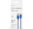 Дата-кабель Red Line КРУГЛЫЙ USB - 8 - pin MFI fishnet для Apple, синий УТ000013300 2