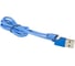 Дата-кабель Red Line КРУГЛЫЙ USB - 8 - pin MFI fishnet для Apple, синий УТ000013300 3
