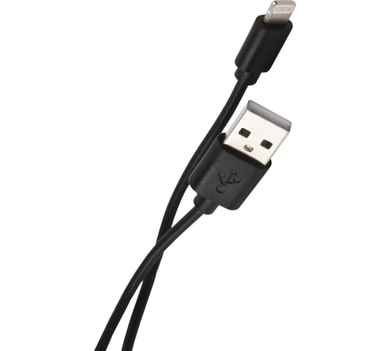 Зарядный кабель Red Line USB – 8pin для Apple, черный УТ000023130