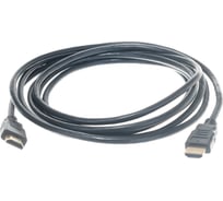 Кабель Red Line HDMI - HDMI, 1080P, Gold, V1.4, 3 метра, черный УТ000023179
