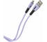 Дата-кабель USAMS SJ432 USB - micro USB с индикатором 1 м силиконовый, фиолетовый УТ000021051 1