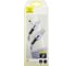 Дата-кабель USAMS SJ432 USB - micro USB с индикатором 1 м силиконовый, фиолетовый УТ000021051 4
