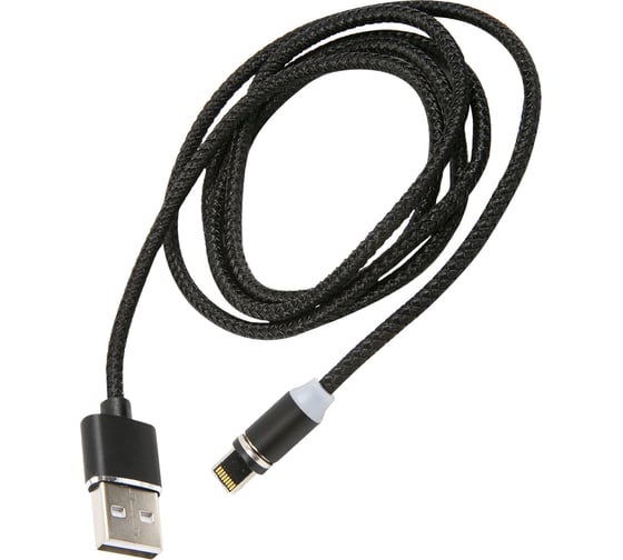 Дата-кабель USAMS -SJ292 USB - Lightning, Магнитный кабель, черный SJ292USB01 УТ000020217