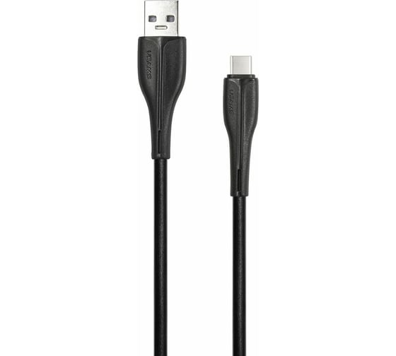 Дата-кабель USAMS U38 USB - Type-C, 5A, черный SJ376USB01 УТ000020303 1