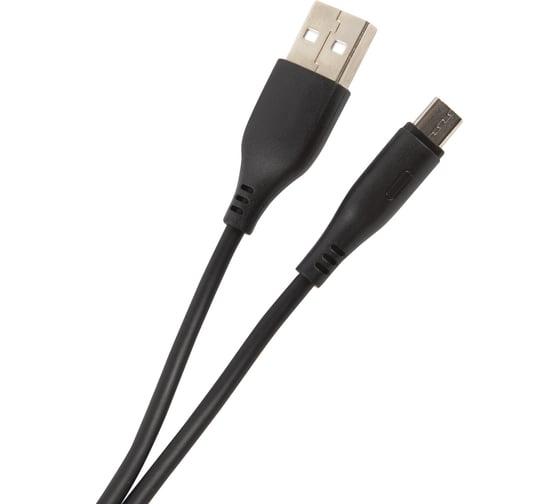 Дата-кабель USAMS US-SJ268 U18 Micro USB 1 м, круглый, черный SJ268USB01 УТ000024949 1