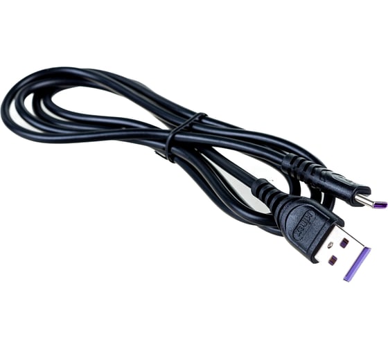 Кабель Mirex, USB 2.0 AM-Type-C 1,2 метра, 3A чёрный, в коробке 13700-007T3BK