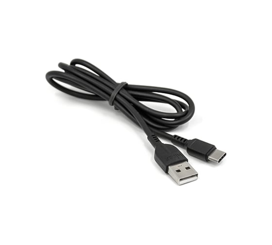 Кабель Mirex, USB 2.0 AM-Type-C 1 метр, 2.4A, чёрный, в коробке 13700-008T2BK 1