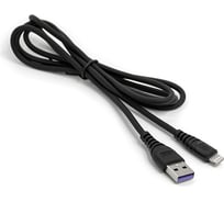 Кабель Mirex, USB 2.0 AM-8pin Lightning 1,2 метра, 3A, чёрный, в коробке 13700-007i3BK