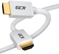 Кабель GCR 0.3m HDMI 2.0 белый 28-28 AWG 3 X экран VIVHMI761-0.3m