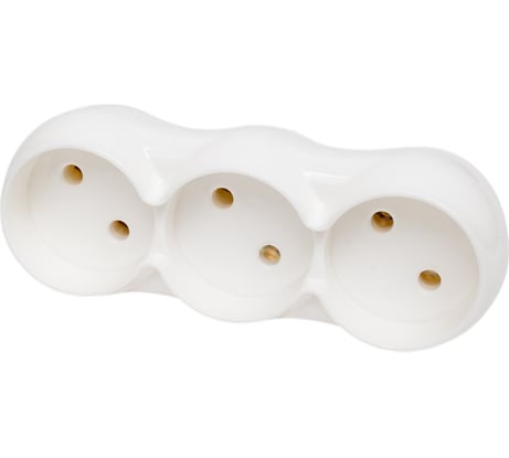 Разветвитель Bylectrica трехместный прямой, РВ16-376