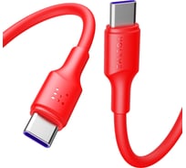 Кабель VOLTME USB2.0 Powerlink EDC CTC 5A, 100W USB-С - USB-C 1.2M Красный C2305