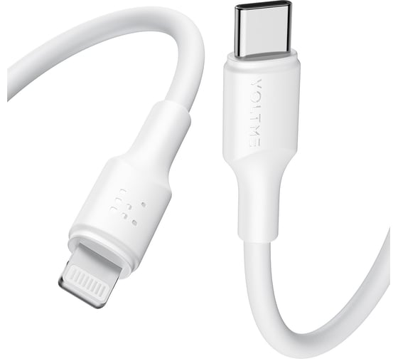 Кабель VOLTME USB2.0 Powerlink EDC CTL Lightning - USB-C (3A) 1.2M Белый C2291