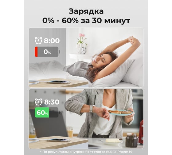 Кабель VOLTME USB2.0 Powerlink EDC CTL Lightning - USB-C (3A) 1.2M Белый C2291