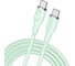 Кабель VOLTME USB2.0 Powerlink Moss CTC 5A, USB-С - USB-C 1.8M Зеленый C2039 1