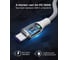 Кабель VOLTME USB2.0 Powerlink Rugg Lite CTC 5A, USB-С - USB-C, 100W, 1.2м, белый C1330 4