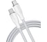 Кабель VOLTME USB2.0 Powerlink Rugg Lite CTC 5A, USB-С - USB-C, 100W, 1.2м, белый C1330 1