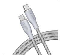 Кабель VOLTME USB2.0 Powerlink Rugg CTC 5A, USB-С - USB-C, 100W, 1.8м, серый, C2064