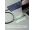 Кабель VOLTME USB2.0 Powerlink Rugg CTC 5A, USB-С - USB-C, 100W, 1.8м, зеленый, C2063 3
