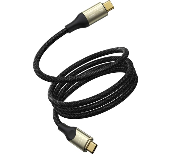 Кабель VOLTME USB4.0 Powerlink Utron CTC 240W PD3.1 8K 60Hz 2.0M Черный C2200 1
