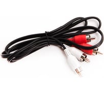 Шнур 2RCA-2RCA СИГНАЛelectronics, 1,0 м штекер-штекер, Сигнал 1082