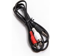 Шнур 3,5Дж-2RCA СИГНАЛelectronics, 1,0 м штекер-штекер, Сигнал 1121