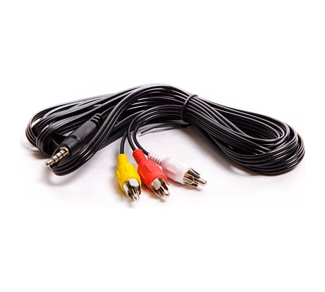 Шнур 3,5Дж-3RCA СИГНАЛelectronics, 3,0 м штекер-штекер, Сигнал 6974