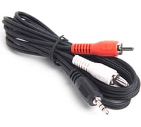 Шнур 3,5Дж-2RCA СИГНАЛelectronics, 1,5 м штекер-штекер, Сигнал 35215