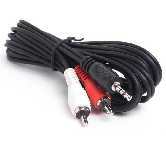 Шнур 3,5Дж-2RCA СИГНАЛelectronics, 2,0 м штекер-штекер, Сигнал 23520