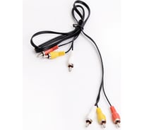 Шнур 3RCA-3RCA СИГНАЛelectronics, 1,0 м штекер-штекер, Сигнал 3774