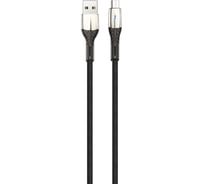 Кабель USB-MicroUSB Exployd для зарядки телефона 2A 1M круглый черный EX-K-1029