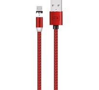 Кабель USB-MicroUSB Exployd для зарядки телефона 2.1 A 2M Magnetic красный EX-K-952