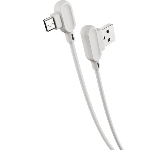 Кабель USB-MicroUSB 2A Exployd для зарядки телефона 1M круглый белый EX-K-1051 1