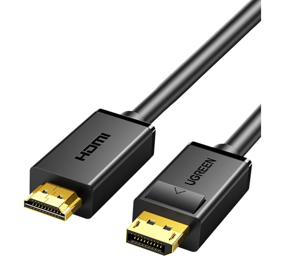 Кабель Ugreen DP101 DP Male to HDMI Male Cable,1м, цвет черный 10238