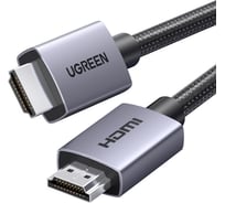 Кабель Ugreen HD153 HDMI 4Kх60Hz, 1м, цвет серый 25297