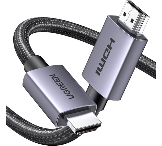 Кабель Ugreen HD153 HDMI 4Kх60Hz, 1м, цвет серый 25297