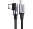 Кабель Ugreen US334 USB-C 2.0 Male To Angled 90 USB-C 2.0 Male 5A Data Cable, 1м, цвет черный 70643 2