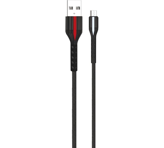 Кабель USB-MicroUSB 2A Exployd для зарядки телефона 1M круглый черный EX-K-1022 1