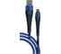 Дата-кабель BoraSCO Fishbone USB - Type-C, 3А, 1м, темно-синий 38505 1