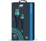 Дата-кабель BoraSCO Fishbone USB - micro USB, 3А, 1м, тиффани 38502 2