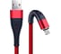 Дата-кабель BoraSCO Fishbone USB - 8 pin, 3А, 1м, красный 50185 1