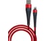 Дата-кабель BoraSCO Fishbone USB - 8 pin, 3А, 1м, красный 50185 2