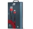 Дата-кабель BoraSCO Fishbone USB - 8 pin, 3А, 1м, красный 50185 3