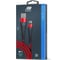 Дата-кабель BoraSCO Fishbone USB - micro USB, 3А, 1м, красный 50183 2
