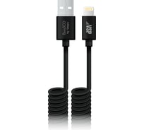 Дата-кабель BoraSCO USB - 8 pin, 2A, 2м, витой, черный 20547
