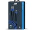 Дата-кабель BoraSCO Fishbone USB - micro USB, 3А, 1м, темно-синий 38501 2