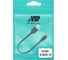 Дата-кабель BoraSCO USB - micro USB, 0,2м, серый 37596 2