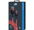 Дата-кабель BoraSCO Sillicone USB - micro USB, 3А, 1м, красный 38512 2