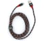 USB-кабель AM-microBM BYZ 3 метра, 2.1A, тканевый, черно-красный 23750-BC-090mBKR 1
